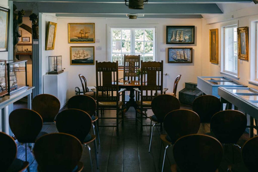 ein Blick in das wunderschöne standesamt sylt gibit viel her. 