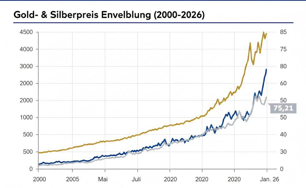 wie haben sich gold und silber in den letzten jahren entwickelt? Wir glauben das gold zur hochzeit das beste Geschenk ist. 